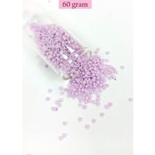 Royaleks Group Dökme Cam Kum Boncuk (11/0) 2 mm - 60 Gram -  Açık Pembe - BNC043