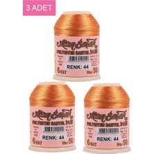 Royaleks Group 3 Adet Altınbaşak Oya ve Dantel Ipi 20 gr - Royaleks - No: 044