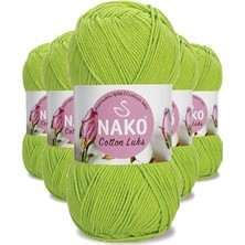 Royaleks Group 5 Adet Cotton Lüks Yelek Tunik Kazak Bluz Hırka Ipi Yünü Fıstık Yeşili 97567