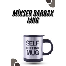 Alkasaz Karıştırıcı Özellikli Mikser Kupa Bardak Kompakt Taşınabilir Mug