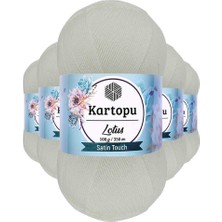 Royaleks Group 5 Adet Lotus Bikini Büstiyer Bluz Örgü Ipi  K010 Beyaz
