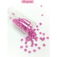 Royaleks Group Dökme Cam Kum Boncuk Büyük Boy (6/0) 4 mm - 60 Gram - Eflatun - BNC121