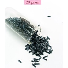 Royaleks Group Uzun Boru Kesme Boncuk Çap 2mm Uzunluk 10 mm - 20 Gram - Koyu Yeşil - BNC227