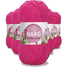 Royaleks Group 5 Adet Cotton Lüks Yelek Tunik Kazak Bluz Hırka Ipi Yünü Fuşya 97572