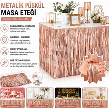 BeySüS Masa Püskülü Rose Gold