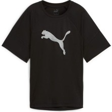 Puma Evostripe Kadın Siyah Günlük Stil T-Shirt 67787601