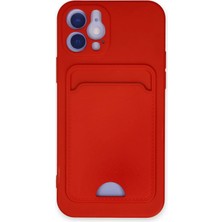Flzdgnkr Newface Iphone 12 Kılıf Kelvin Kartvizitli Silikon - Kırmızı
