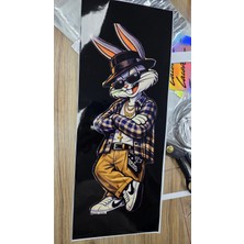 Şimika Direk Kaplama 20X50 cm Kaliteli Baskı 2 Adet Bags Bunny