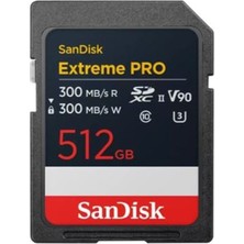 Sandisk 512GB Sandısk Extreme Pro Sdxc Uhsıı V90 SDSDXDM-512G-GN4IN