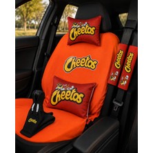Şimika Cheetos Süper Set Dörtlü Servis Kılıfı + Ikili Yastık ve Kemer Kılıfı +Vites Poları