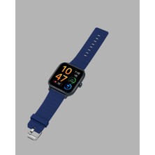 Zero Land Flzdgnkr Akıllı Saat 360 Mah Çoklu Spor Modlu Lacivert Siyah Kordon