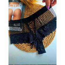 Sistina Flzdgnkr Siyah Kadın Puanlı Külot MARGARITA-K1005 - Beden S/m