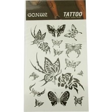 Zero Land Flzdgnkr Kelebek Tattoo Dövme STICKER-11928201-BEYAZ