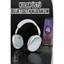 Hsc Bilişim P9 Plus Kulak Üstü Beyaz Mikrofonlu Kulaküstü
