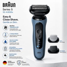 Braun Series 5 Elektrikli Tıraş Makinesi, Islak ve Kuru, Hassas Düzeltici, Vücut, 52-A1650S