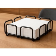 Farist Home Kare Peçetelik Siyah (7'li Paket)