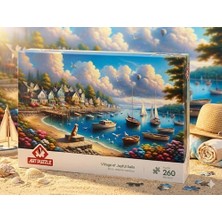 Bg Store Mutlu Yelkenler Kasabası 260 Parça Puzzle