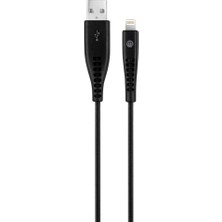 Hepta Collection Mojue By Usb-A - iPhone Lightning 2A Şarj Kablosu 300CM-SIYAH - 3DK37S
