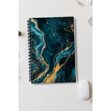 giftkonsept Soyut Sanatsal Tasarım 50 Yaprak 100 Sayfa Sprialli Defter