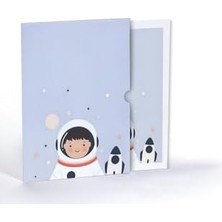Bg Store Meraklı Minik Astronot, A4 Poster (GGK-PH015)