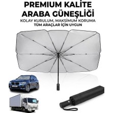 Roichil® Premium Katlanabilir Araç Ön Cam Güneşliği – Şemsiye Tipi Oto Güneşlik, Uv Korumalı Isı Yalıtımlı Ön Cam Gölgelik