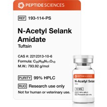 Peptide Sciences N-Acetyl Selank Amidate 10MG