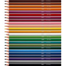 Bg Store Color Up Üçgen Kuru Boya Kalemi, 24'lü Kutu