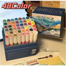 Art Fırça Uçlu Akrilik Marker 48Lİ