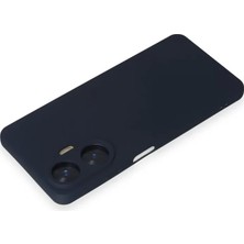 Renas Store Newface Realme C55 Kılıf Nano Içi Kadife Silikon - Lacivert