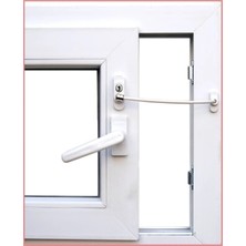 Renas Store Anahtarlı Halatlı Pvc Kapı Pencere Emniyet Kilidi