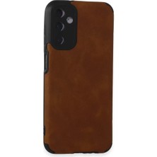 Renas Store Samsung Galaxy M14 5g Kılıf Loop Deri Silikon - Kahverengi
