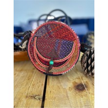 Bohemania Iran Işi El Yapımı Çok Renkli Günlük Bohem Kilim Küçük Çanta