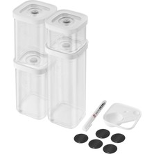 Zwilling Fresh & Save Cube Seti, S Beden, 6 Parçalı Saklama Seti, 4 x Küp Saklama Kutusu Dahil (S, 2