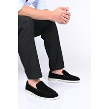 Bestello Bağcıksız Kauçuk Taban Hakiki Deri Loafer 028-2000 Erkek Ayakkabı