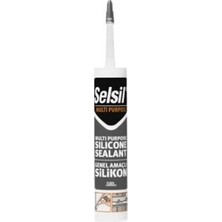 Nevamel® Siyah Universal Silikon - 280 gr - Dolgu Silikonu