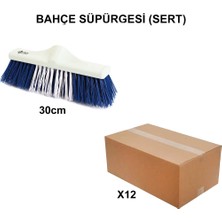 MarkEntegra 30 cm Sert Bahçe Süpürgesi, Toptan 12 Adet