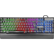MarkEntegra Rampage KB-R66 Bubble USB Gökkuşağı Aydınlatmalı Lc Layout Multimedia Gaming