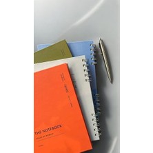 Bg Store Fark Tanıtım Spiralli 80 Yaprak Çizgisiz A5 Defter, Not Defteri, Okul Defteri, 4 Farklı Renk Seçeneği (01 Light Grey)