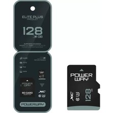 Belirtilmemiş Plus 128 GB Class 10 U3 Xc Micro Sd Hafıza Kartı