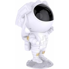 Renas Store Astronot Şeklinde Bluetooth Hoparlör Gökyüzü Kumandalı Aydınlatma Lamba
