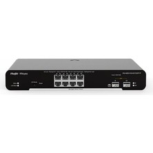 Ruijie Ruıjıe Reyee RG-NBS3100-8GT2SFP, 8 Port, Gigabit, 2port Sfp, L2 Yönetilebilir, Metal Kasa, Masaüstü, Switch