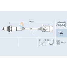 FAE Dpmix-Hb Oksijen Sensoru Kat. Sonrasi Bmw N13 F20 F21 F30 F31 F35
