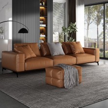 Veluxe Home & Living'den Antes Italyan Deri Modern Koltuk Hakiki Deri Modern Koltuk