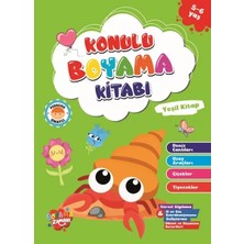 Renas Store Konulu Boyama - Yeşil (5-6 Yaş)