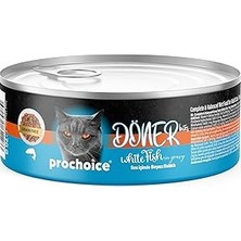 Renas Store Prochoice Döner White Fish, Sos Içinde Beyaz Balıklı Tam &amp; Dengeli Yetişkin Kedi Maması 70 gr x 12 Adet