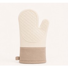 Mis Kitchen Silikon Fırın Eldiveni Tekli 28X18 cm Isıya Dayanıklı Kaymaz Mutfak, Fırın ve Barbekü Eldiveni