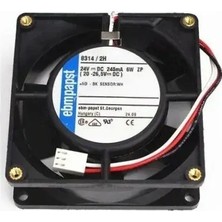 Ebmpapst 8314/2H Aksiyel Soğutma Fanı 24V Dc 80X80X32 mm - Yükyataklısek Devirli / Bilyalı