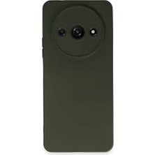 Renas Store Newface Xiaomi Redmi A3 4g Kılıf Nano Içi Kadife Silikon - Koyu Yeşil
