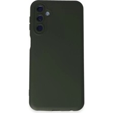 Renas Store Samsung Galaxy M14 5g Kılıf Nano Içi Kadife Silikon - Koyu Yeşil