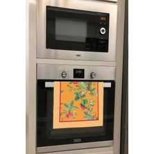 Aymira Home Dekoratif Mutfak Pamuklu Fırın Havlusu Özel Desenli 35X50 cm Yıkanabilir